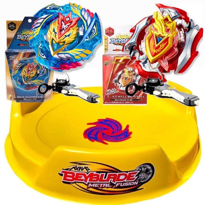 Beyblade Z Achilles vs CHO-Z Valkyrie - TOP GYRO - Conjunto Pião